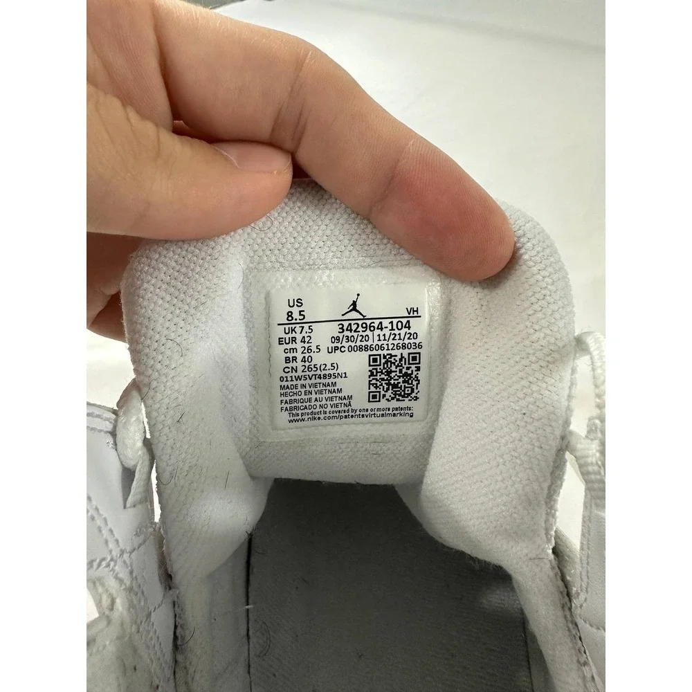 Nike Air Jordan True Flight 'White Cement' 342964-104 Men's Size 8.5